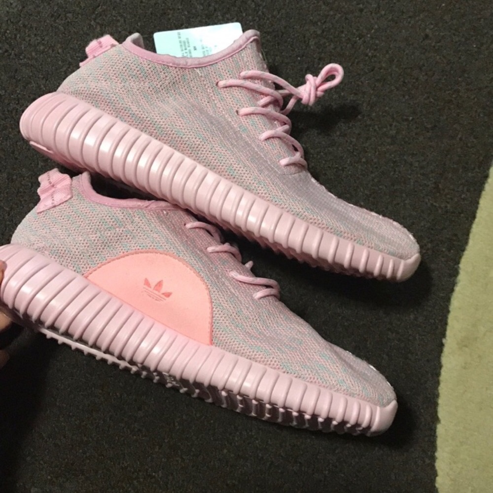 💗💗 Pink Grey Fitness Sneakers Running Shoes - Picture 2 of 4